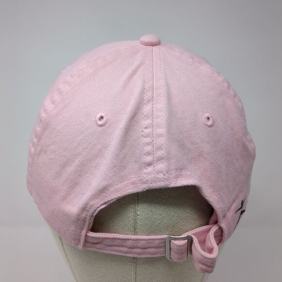 On Pointe Slideback Hat Pink OSFA Adjustable Embroidered 6 Panel Danskin - Picture 6 of 9
